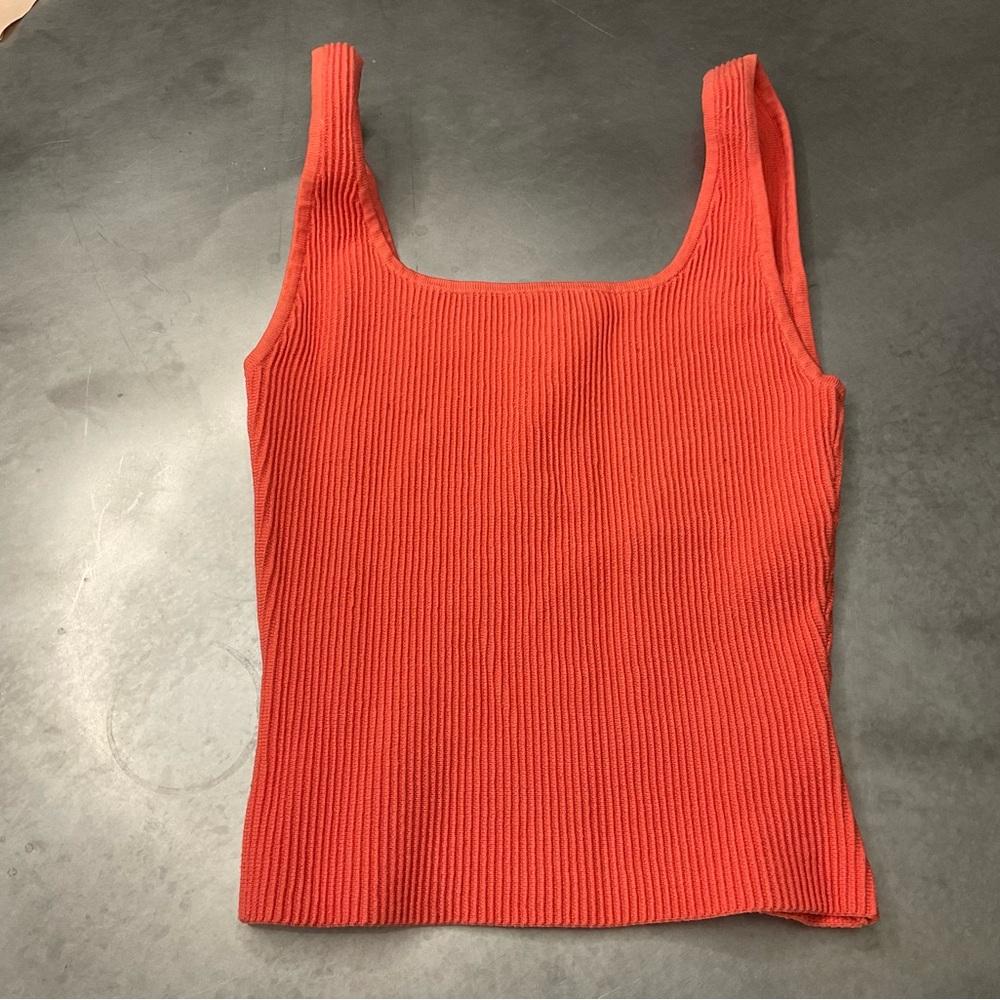 Babaton Ribbed Scarlet Tank Top